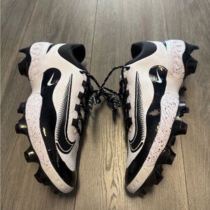 Nike Alpha Huarache Elite 4 Low MCS Baseball Cleats White FD6255-108 Men